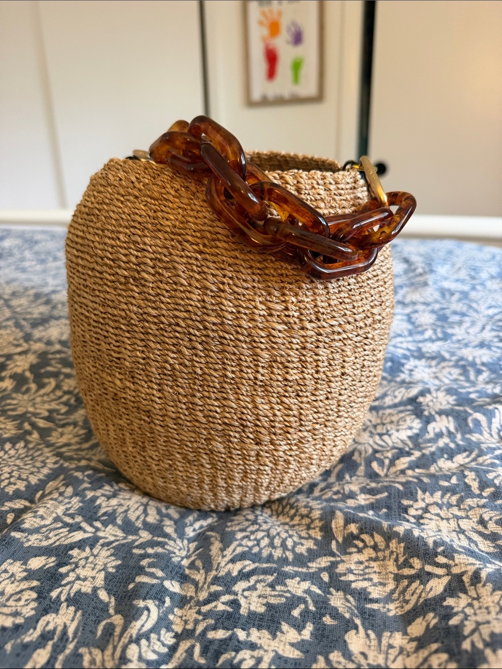 Clare v pot de miel with shortie Tortoiseshell strap